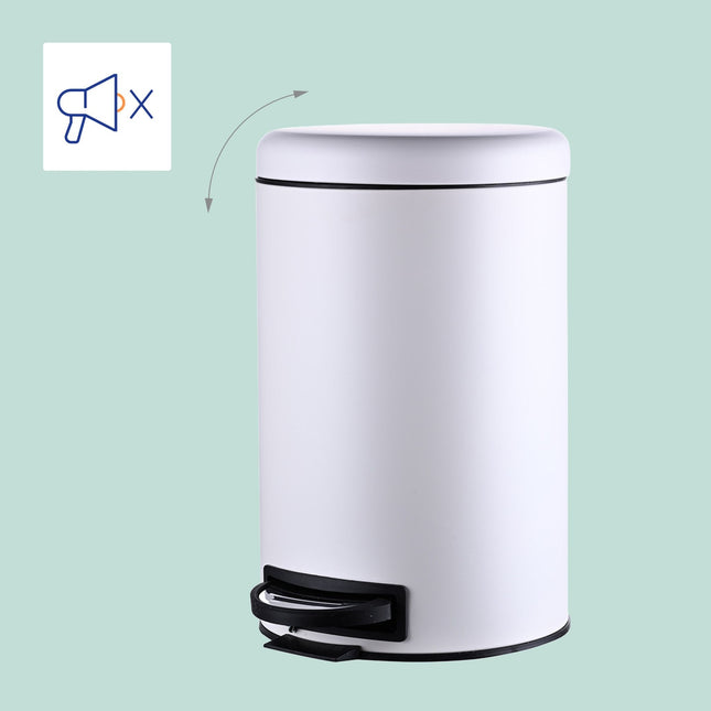 12L-trapbak met binnenemmer - deksel met softclose-functie