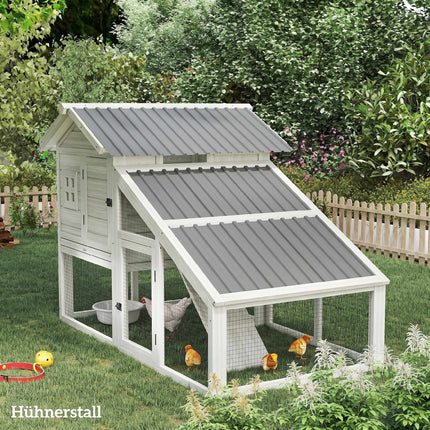 12 Pcs Corrugated Roof Panels, 129x45cm, Galvanized Steel
