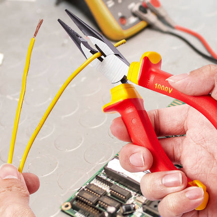 12-Piece 1000V Insulated Screwdriver Set – Magnetic Tips, Pliers