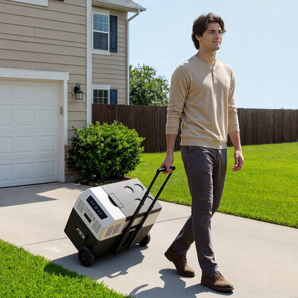 12V/24V Portable Car Fridge 30L, Compressor, Wheels