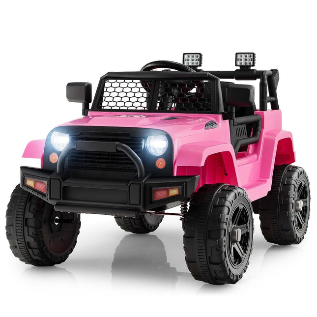12V Battery Operated Children's Vehicle Electric Children's Vehicle with Remote Control Pink
