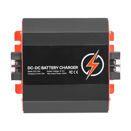 12V DC-to-DC Battery Charger 20A 250W, Smart Multi-Stage