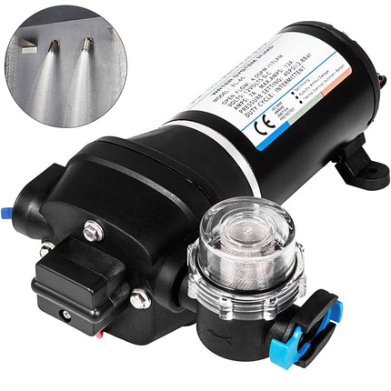 12V Diaphragm Water Pump, 40 PSI, 17 L/min Self-Priming