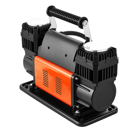 12V Dual-Cylinder Air Compressor, 150 PSI, Digital Gauge