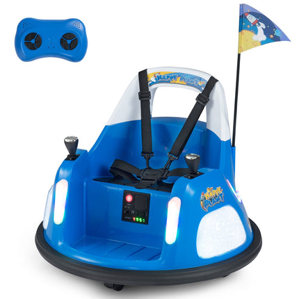 12V Kids Electric Bumper Car with Lights & Remote Control
