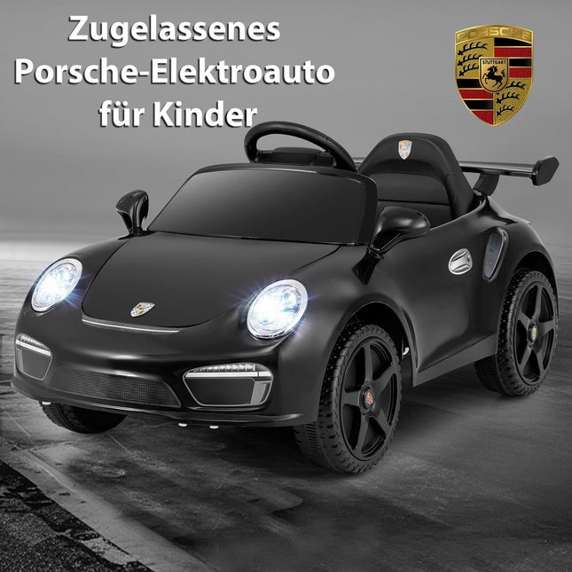 12V Kids Electric Car with Remote Control – Black