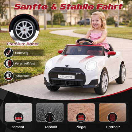 12V Kids Electric Car with Remote, LED Lights, Soft Start