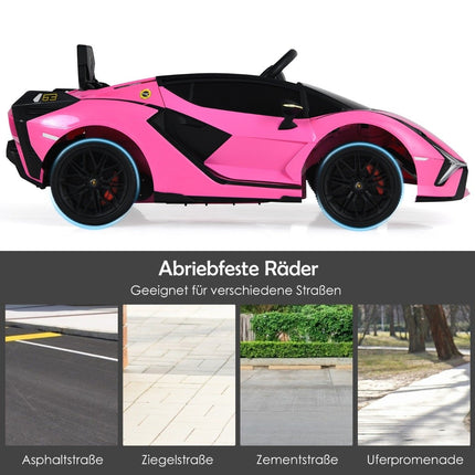 12V Kids Electric Car with Remote, Music, LED Lights