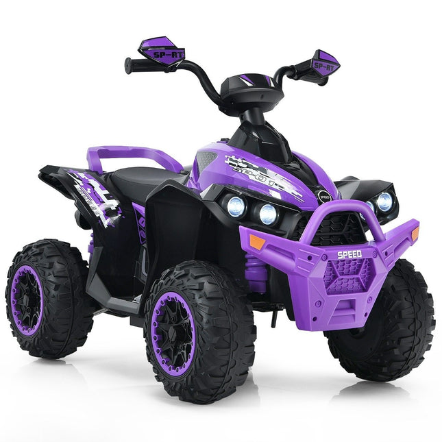 12V Kids Electric Quad with Music, Horn, LED Lights
