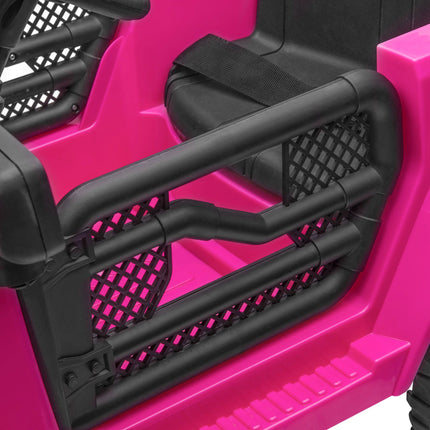 12V Kids Electric Ride-On Car, Remote Control, Pink