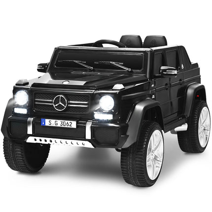 12V Kids Ride-On Car with Remote, Music, LED Lights
