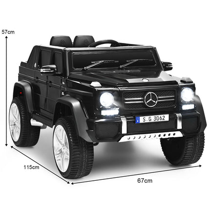 12V Kids Ride-On Car with Remote, Music, LED Lights