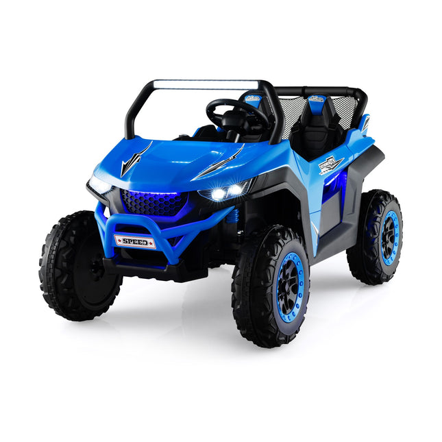 12V Kids Ride-On UTV with Remote, 2-Seater, Blue