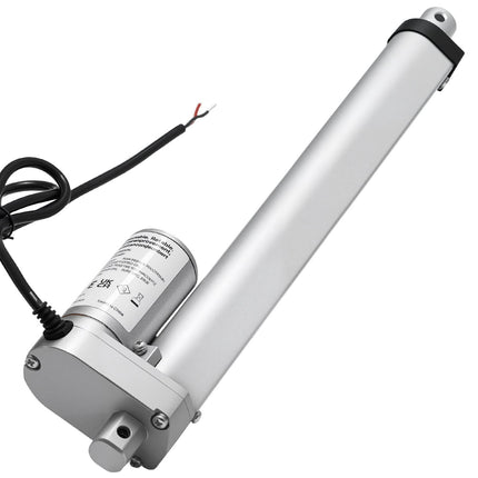 12V Linear Actuator, 250mm Stroke, 1000N, IP54 Bracket