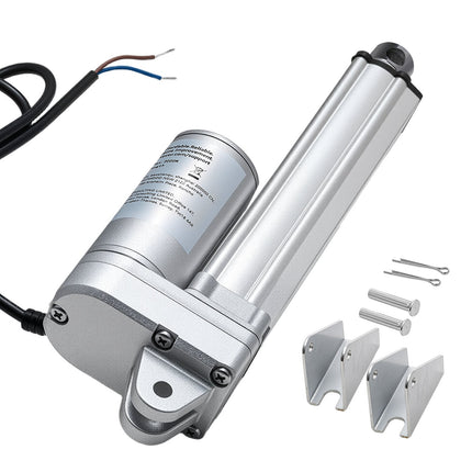 12V Linear Actuator, 4in Stroke, 3000N, IP65