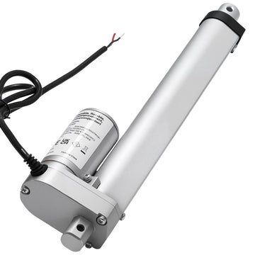 12V Linear Actuator, 8 in Stroke, 1000N, IP54 Bracket