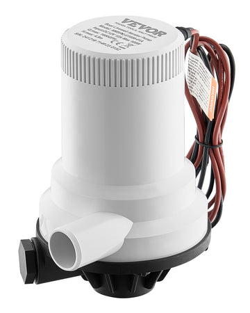 12V Livewell Aerator Pump, 1600 GPH, Dual Inlet