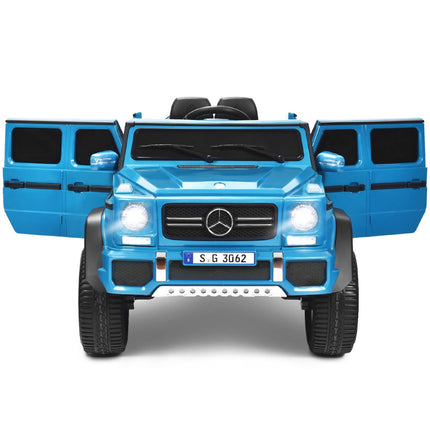 12V Ride-On Car With Remote Control, Suspension, Blue
