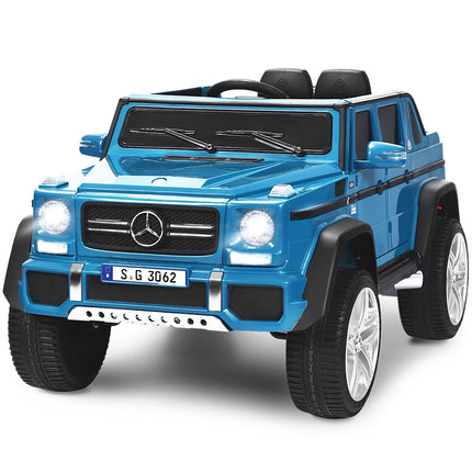 12V Ride-On Car With Remote Control, Suspension, Blue