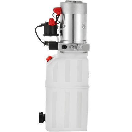 12V Single-Acting Hydraulic Pump, 7-Quart Reservoir
