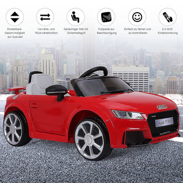 12V toy car children's car with 2 motors and MP3 and music 104 x 63.5 x 45.5 cm red