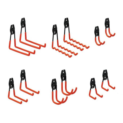 12-piece set of wall hooks