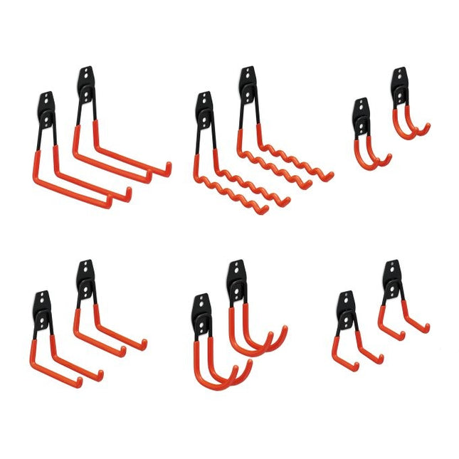 12-piece set of wall hooks