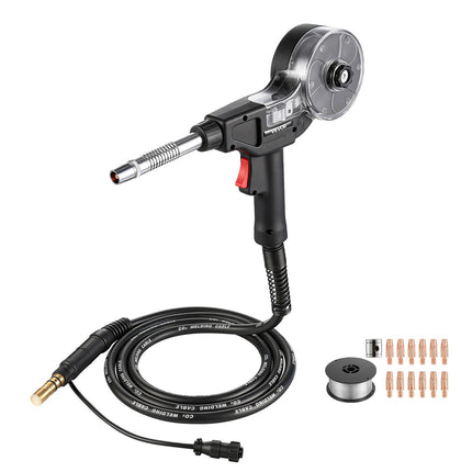 135A MIG Spool Gun, 3m Cable, 0.9mm Aluminum Wire Kit