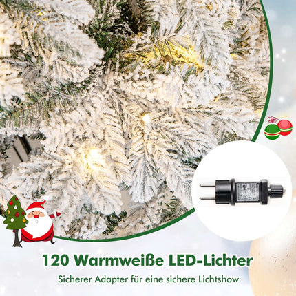 135 cm Artificial Christmas Tree with LED Lights