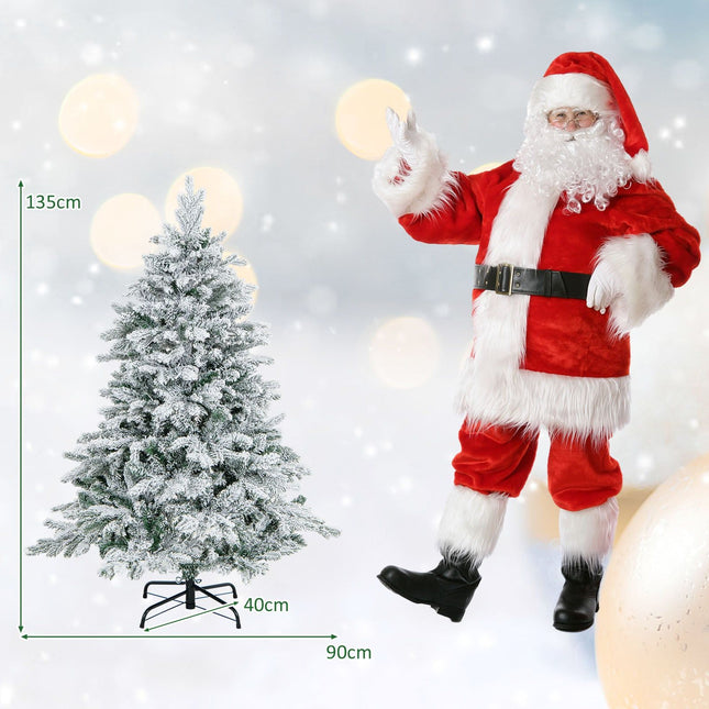135 cm Artificial Christmas Tree with LED Lights