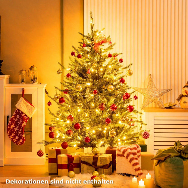 136 cm Artificial Christmas Tree with 180 LED Lights
