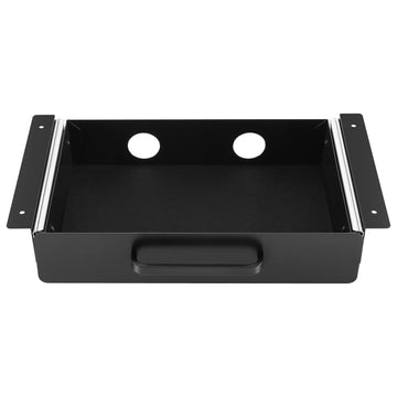 13 In Under Desk Slide-Out Drawer, Metal, Black