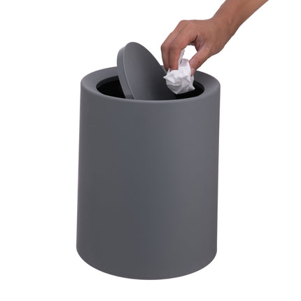 13L Swing-Lid Plastic Bin – Bathroom/Kitchen Use