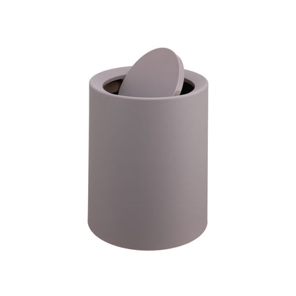 13L Swing-Lid Plastic Bin for Kitchen or Bathroom