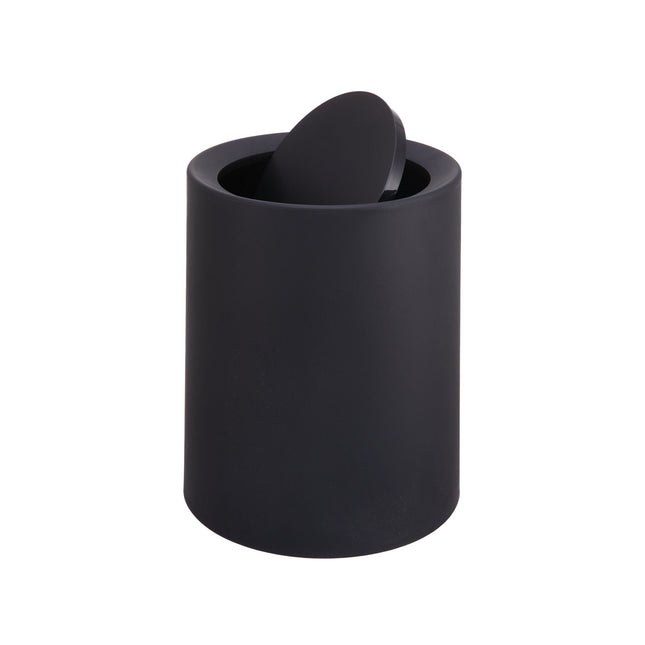 13L Swing-Lid Plastic Bin for Kitchen or Bathroom