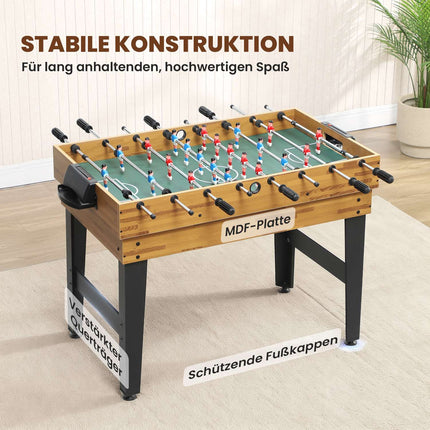 13-in-1 Game Table, Foosball, Chess, Billiards, MDF