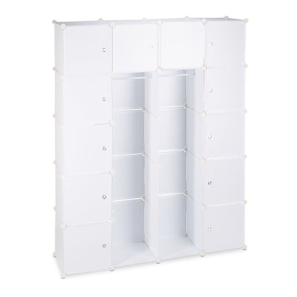 14-Compartment Plug-In Wardrobe System