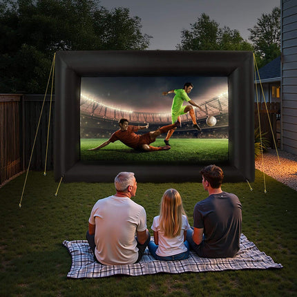 14 Ft Inflatable Movie Screen – 16:9, 600D Washable