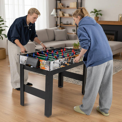 14-in-1 Multi-Game Table Set with Accessories, Black