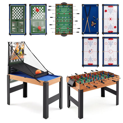 14-in-1 Multi-Game Table Set with Accessories