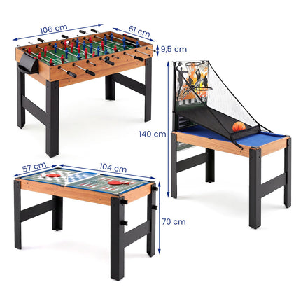 14-in-1 Multi-Game Table Set with Accessories