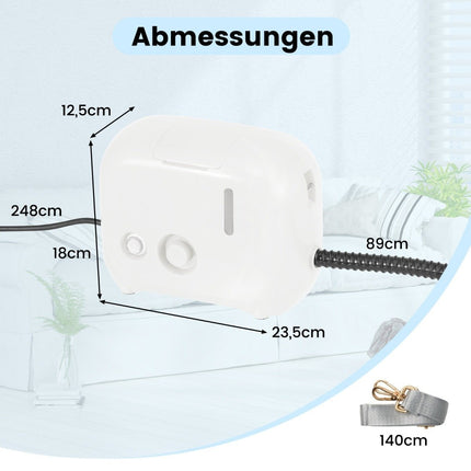 1500W Handheld Steam Cleaner, 3 Bar Pressure, 1L Tank