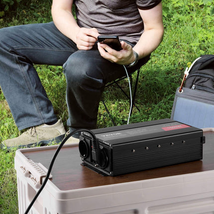 1500W Modified Sine Wave Power Inverter, 12V-230V