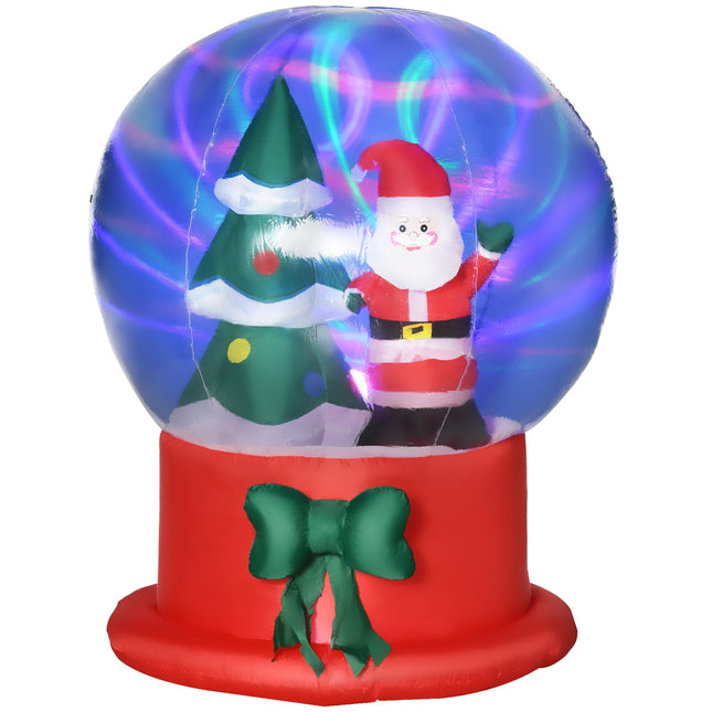 Inflatable Christmas decoration, 150 cm, Santa & tree, LED 정립