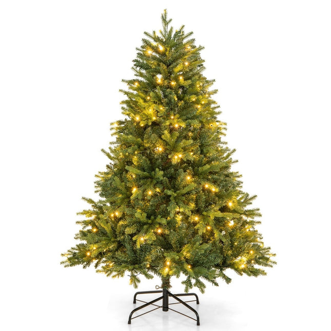 150 cm Artificial Christmas Tree with LED Lights, 11 Modes