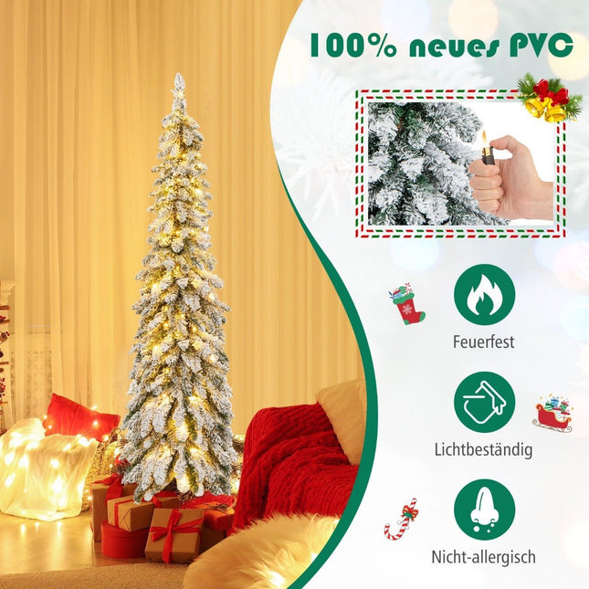 150cm Tall Artificial Christmas Tree with 334 PVC Branch Tips 150 LED Lights