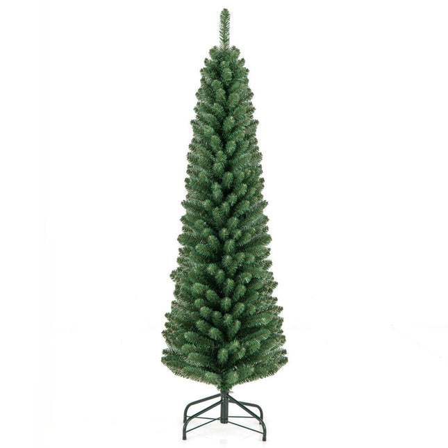 150cm pencil Christmas tree artificial Christmas tree with 295 green branch tips