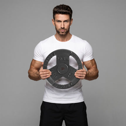 15 Kg Cast Iron Weight Plate, Ergonomic Handles
