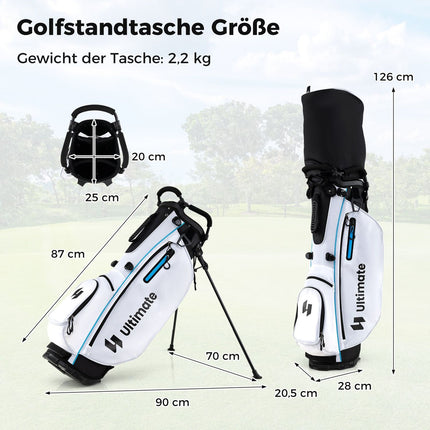 15-Piece Men's Golf Club Set with Bag & Rain Cover