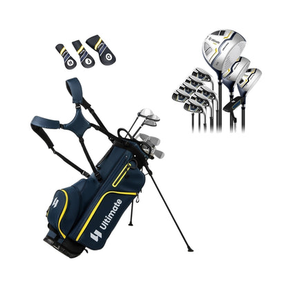15-Piece Men's Golf Club Set with Bag and Rain Cover
